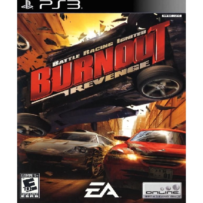 Jual DVD Kaset Game PS2 PKG PS3 Multiman HEN Burnout Revenge Shopee