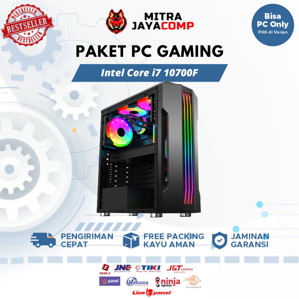 Jual Paket PC Gaming Editing Core I7 10700F RAM 16GB GTX 1660 Super 6GB