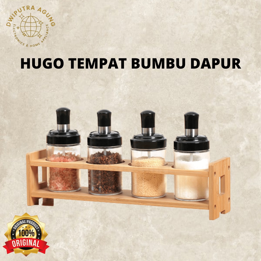 Jual Spice Bottle Botol Bumbu Dapur Kaca Sendok Tempat Bumbu Dapur