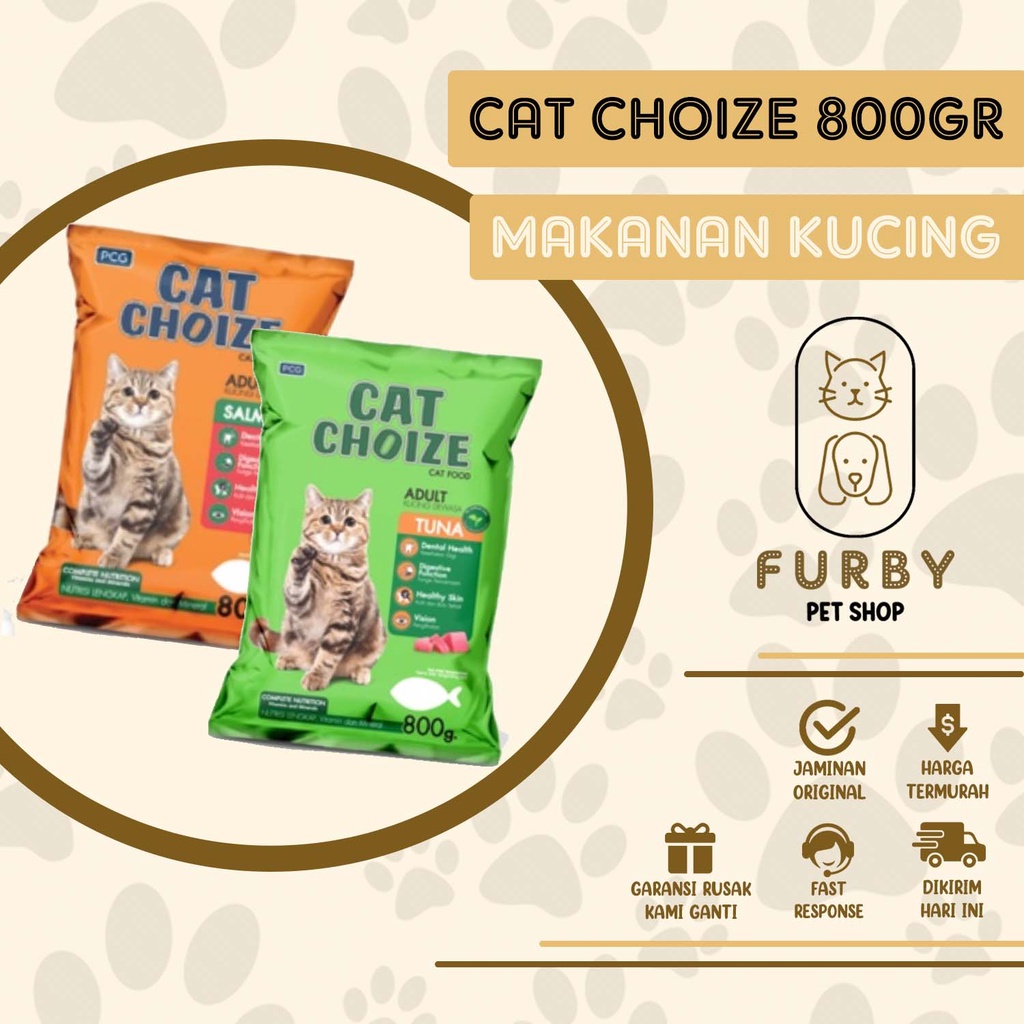 Jual Cat Choize Adult 800GR Fresh Pack Makanan Kering Kucing Shopee