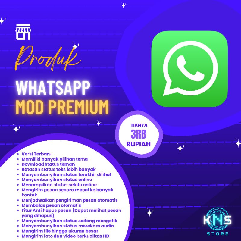 Jual Aplikasi Chatting MOD Premium Lifetime Versi Terbaru Shopee