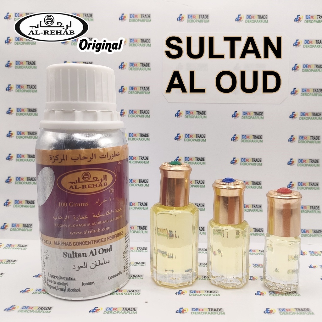 Jual PARFUM SULTAN AL OUD BY AL REHAB ORIGINAL GRADE 1 BIBIT MINYAK