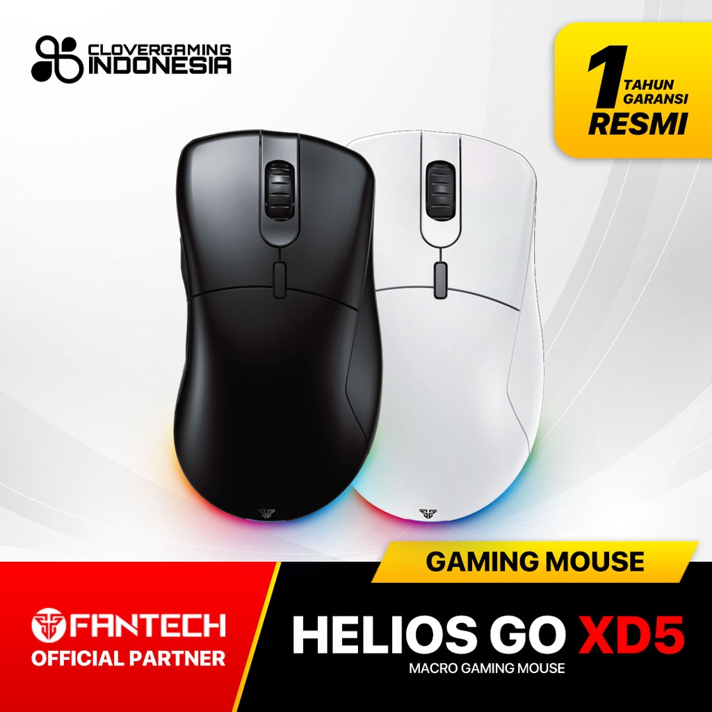 Jual Fantech Helios Go XD5 RGB Pro Wireless Gaming Mouse Shopee