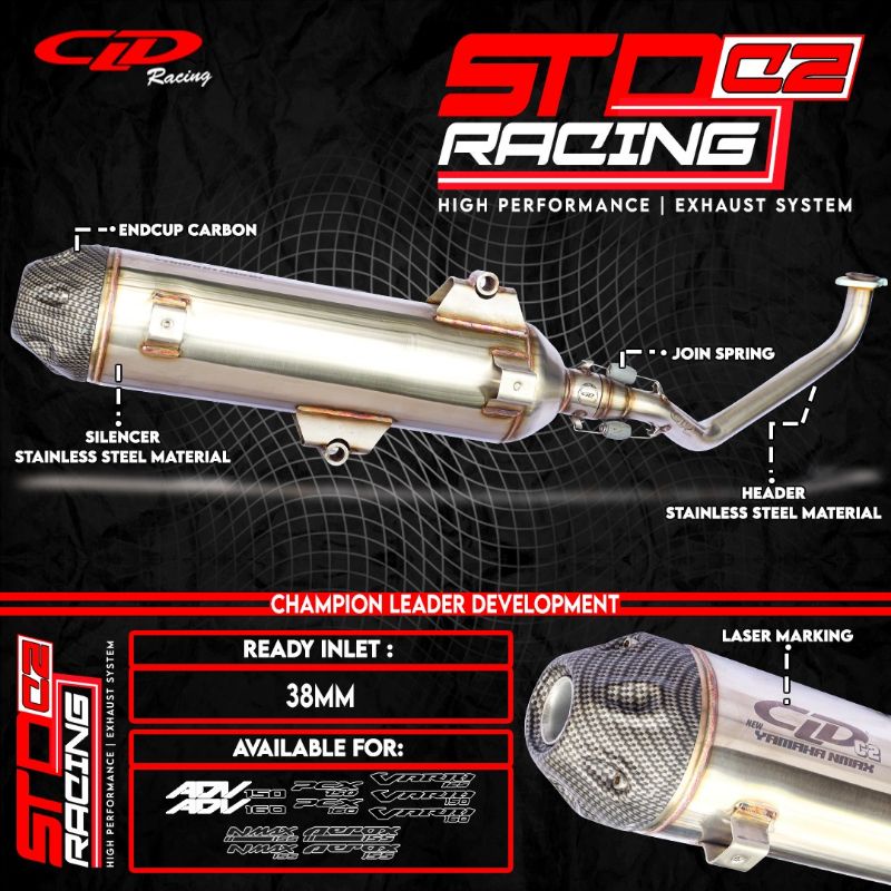 Jual Knalpot Standar Racing CLD Aerox Old Lexy N Max Old New N Max New