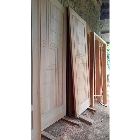 Jual Kusen Dan Pintu Kamar Dari Bahan Kayu Meranti Marsawa Oven