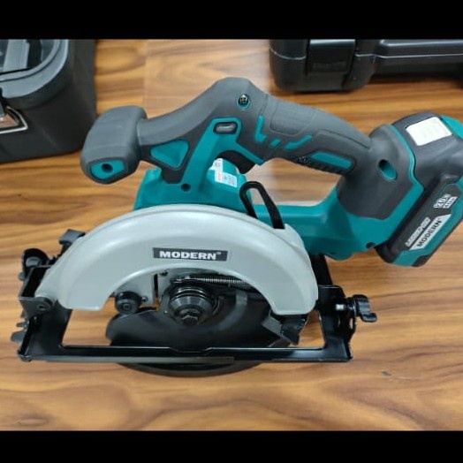 Jual MESIN CIRCULAR SAW CORDLESS MODERN M 60 MSN POTONG KAYU BATERAI