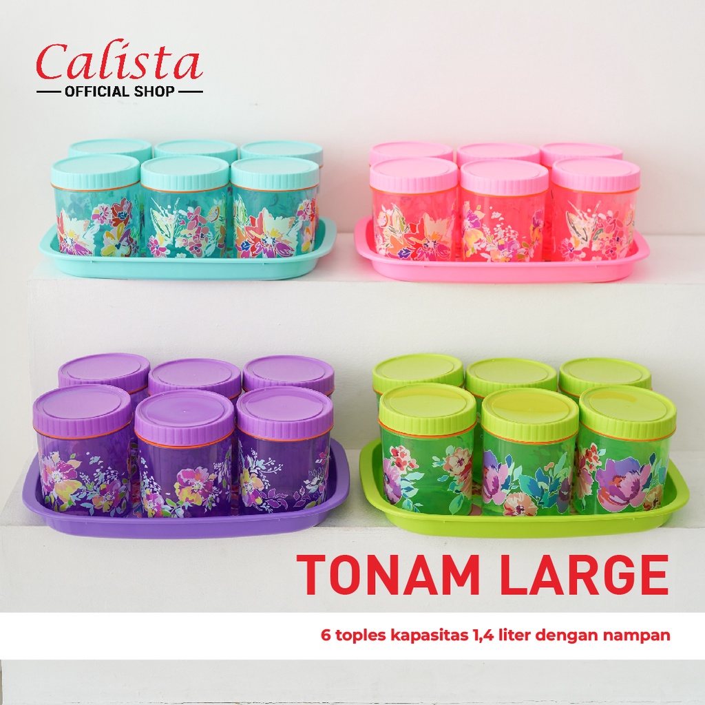 Jual Calista Tonam Large Toples Kue Dan Nampan Set In Ml