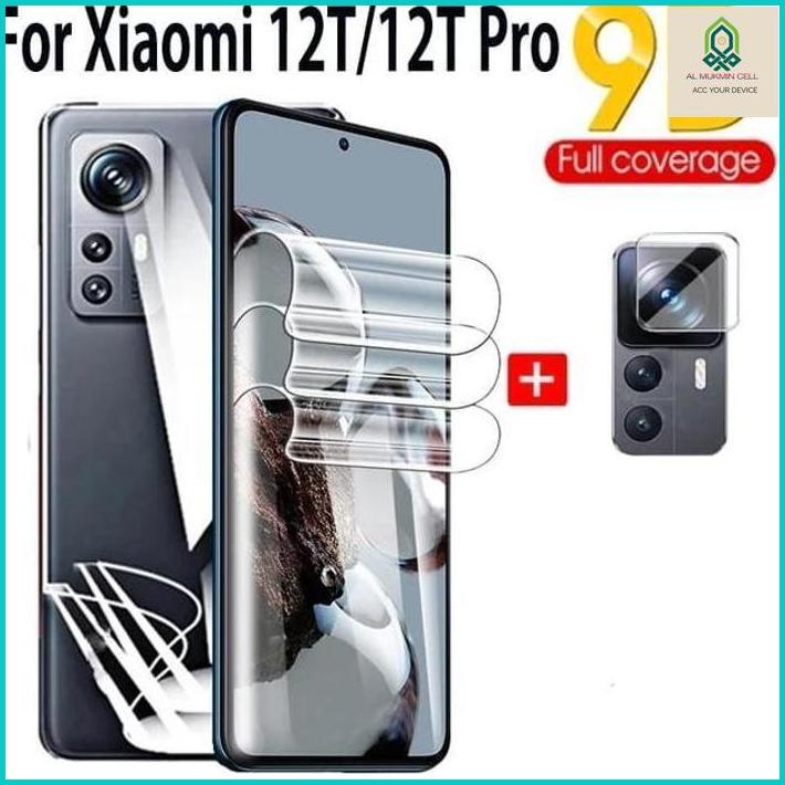 Jual Xiaomi T G Hydrogel In Front Back Camera Glass Shopee