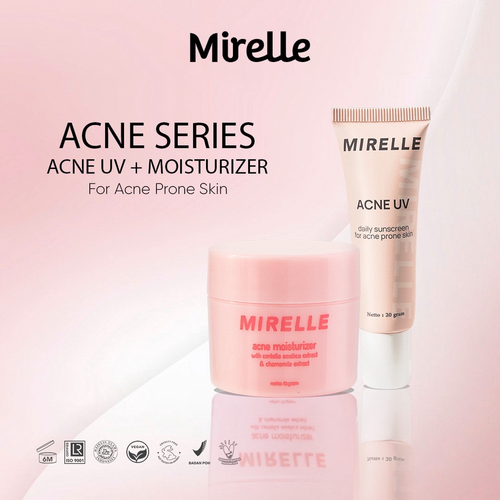 Jual Mirelle Acne Series Moisturizer Acne Uv Shopee Indonesia