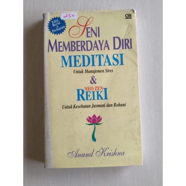 Jual Buku Meditasi Memberdayakan Diri Meditasi Untuk Manajemen Stres