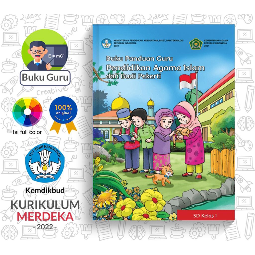 Jual Buku Panduan Guru PAI Kelas 1 SD MI Kurikulum Merdeka Shopee