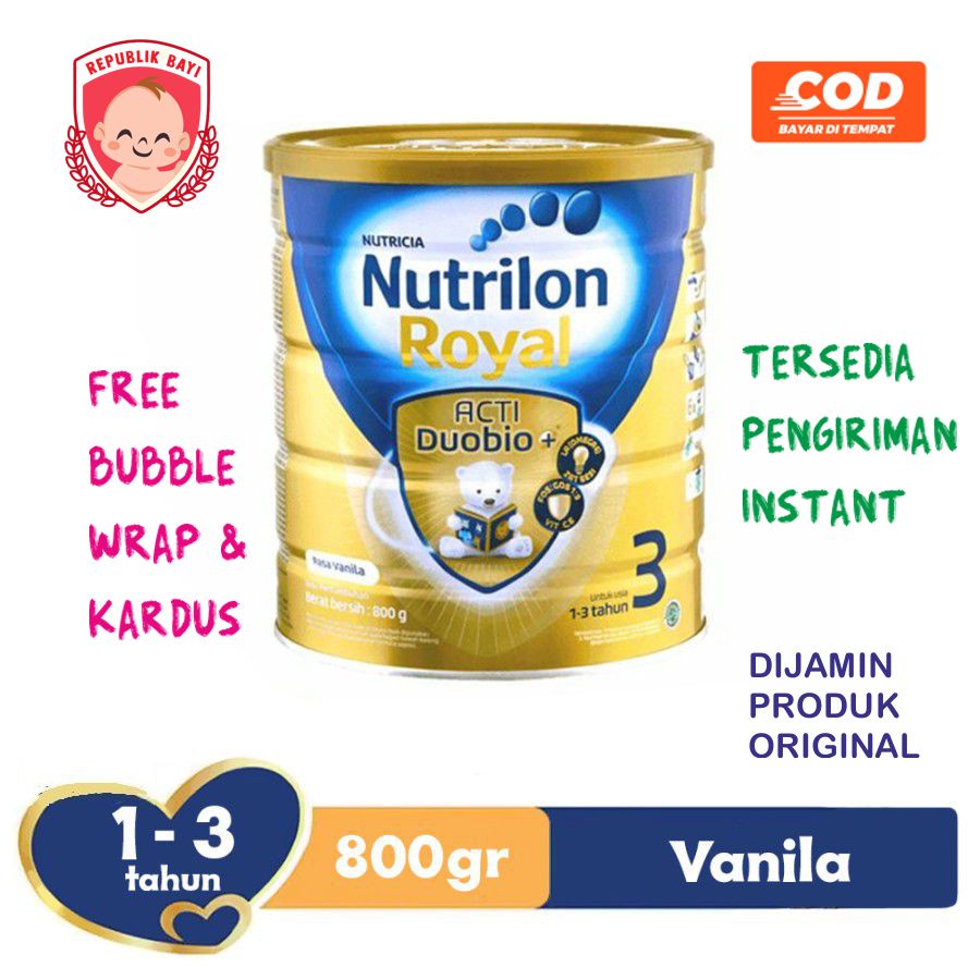 Jual Nutrilon Royal Vanila Vanilla Gram Gr Free Dus Bubble