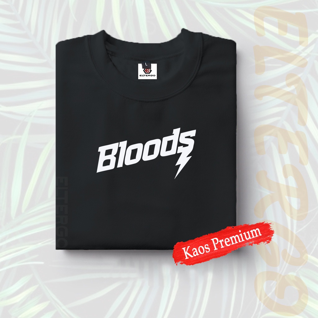 Jual Eltergo Kaos Distro Bloods Pria Dan Wanita Jumbo Warna Terbaru