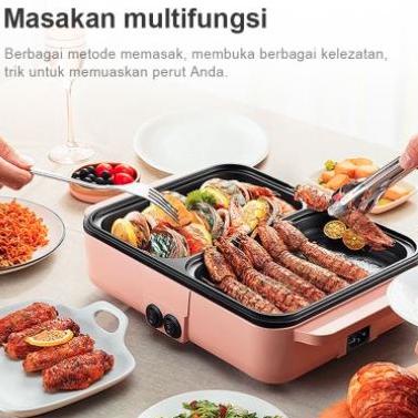 Jual Miliki Sekarang Panggangan Elektrik 2 In 1 Teppanyaki Pan Denki