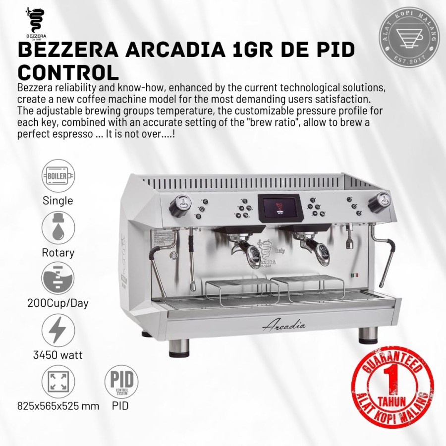 Jual Mesin Kopi Espresso Bezzera Arcadia PID 2 Group Shopee Indonesia