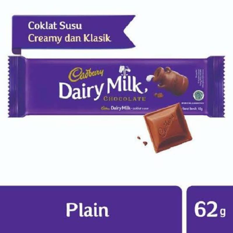 Jual Cadbury Dairy Milk Chocolate Original Cashew Nut 62g Shopee