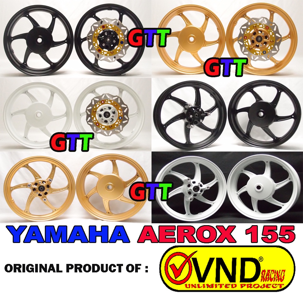 Jual Velg Vnd Aerox Six Star Aluminium Casting Wheel Shopee Indonesia