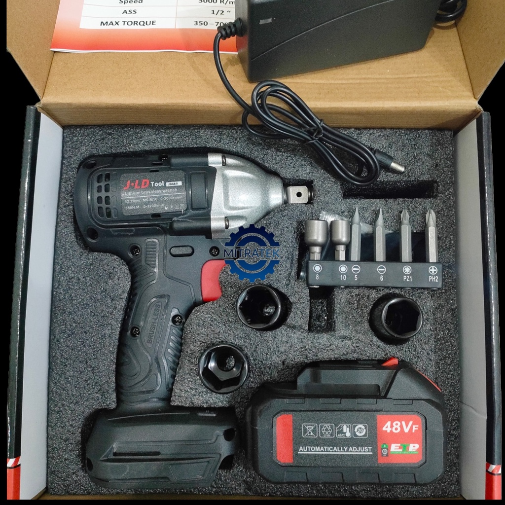 Jual Impact Wrench Jld S Mesin Buka Baut Brushless Shopee Indonesia