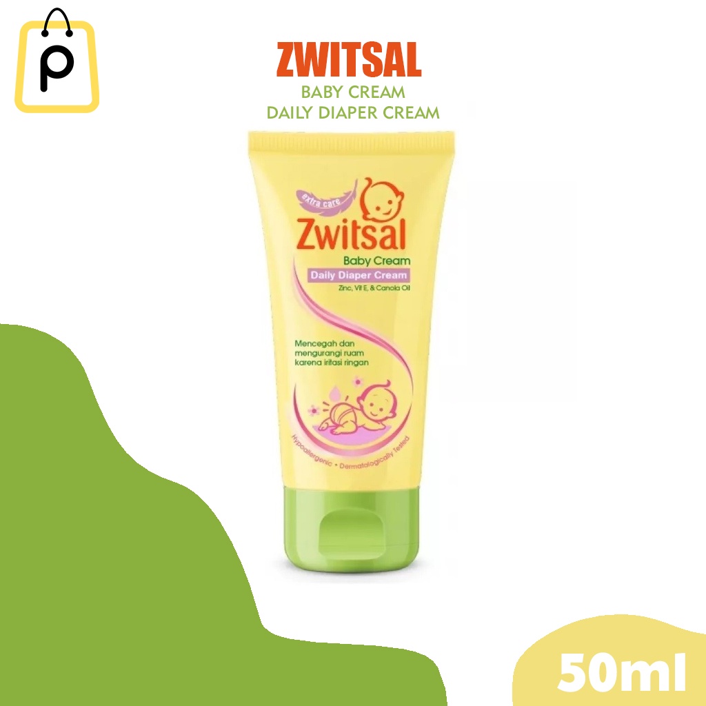 Jual Zwitsal Baby Cream Extra Care Zinc 50 ML Shopee Indonesia