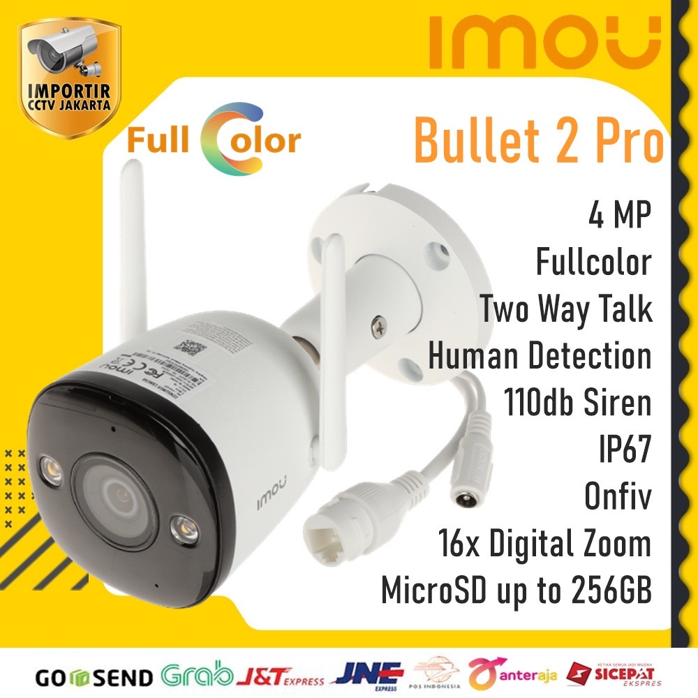 Jual Ip Camera Cctv Wifi Camera Outdoor Imou Bullet Pro Mp Shopee