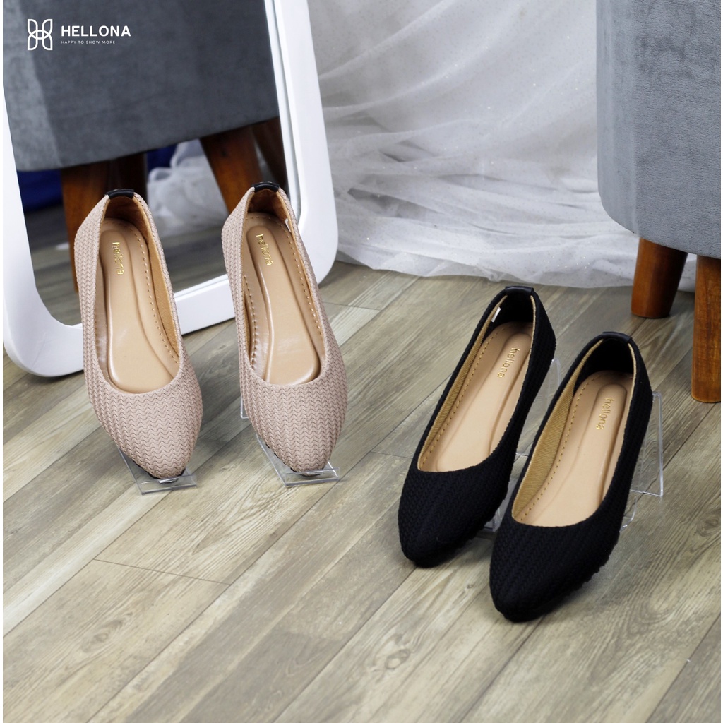 Jual Hellona Flatshoes Daily Pijakan Empuk Sol Karet Gak Licin Vanya