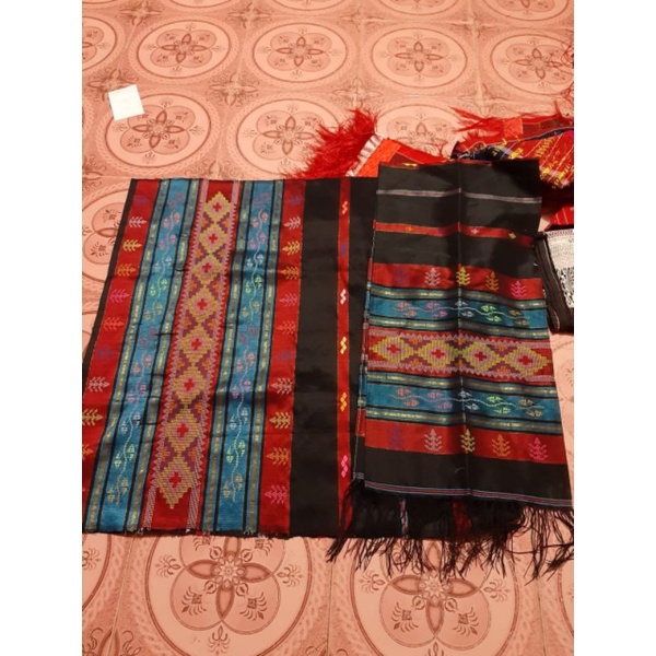 Jual Songket Tenun Batak Sutra Hongkong Berkilau Kain Lilit Tenun Murah