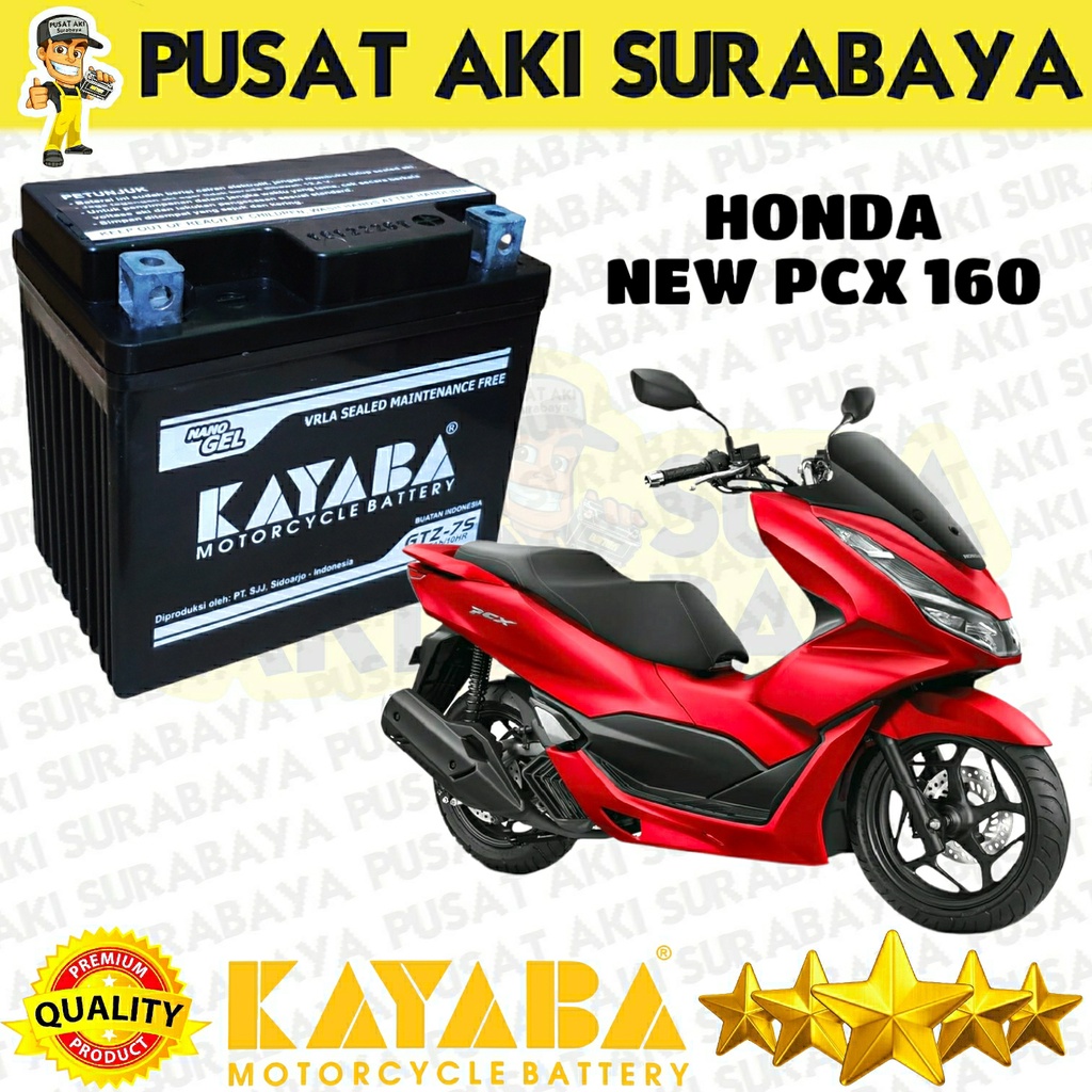 Jual The Best Produk Kayaba Gtz S Aki Kering Motor Honda Yamaha Suzuki