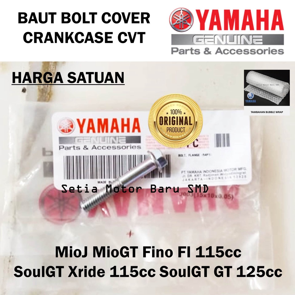 Jual Baut Bolt Cover Crankcase CVT MioJ Fino Fi Xride 115 SoulGT GT 125