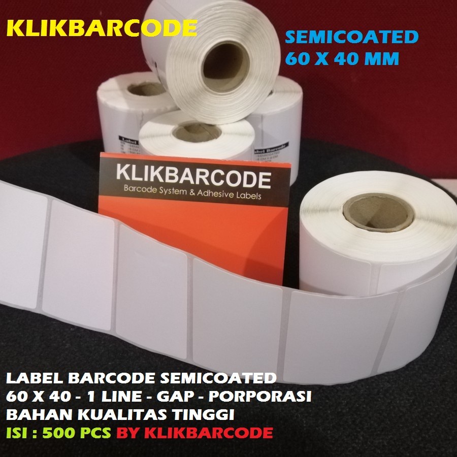 Jual Stiker Label Barcode Semicoated X X Isi Pcs Core