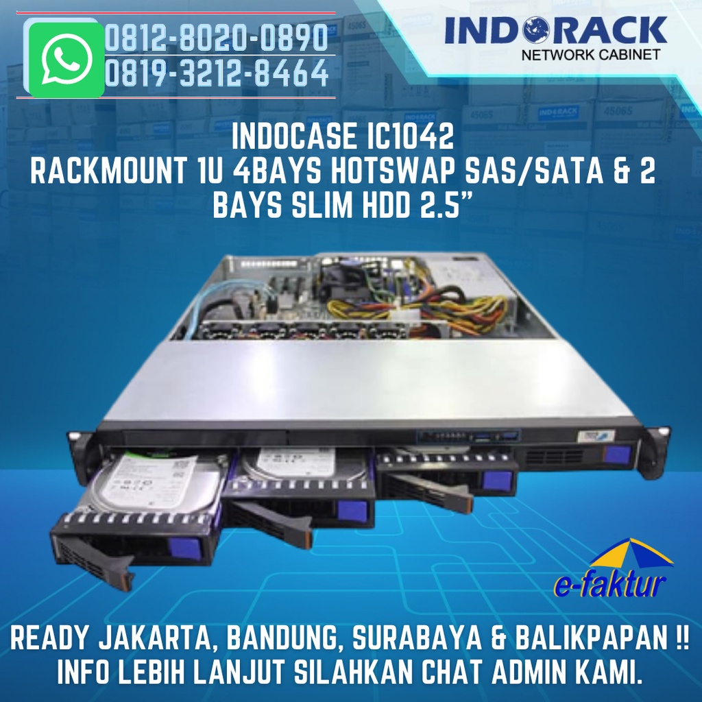 Jual Rackmount Case U Bay Hotswap Sas Sata Hdd Casing Server