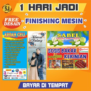 Jual COD 1 HARI JADI SEPANDUK JUALAN Cetak Spanduk Baliho Banner