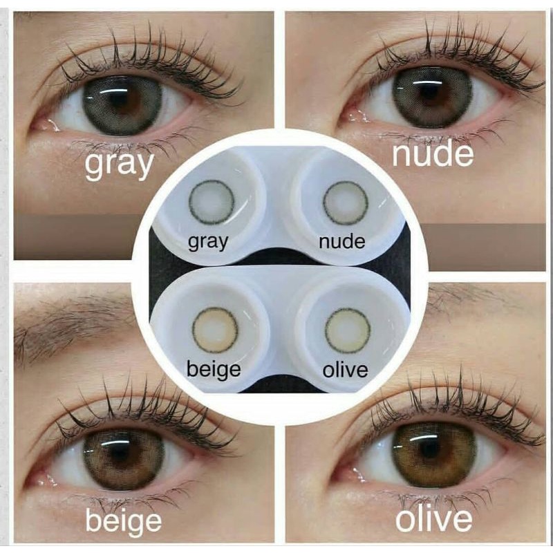 Jual Softlens I Doll Roze Charcoal Beige Nude Olive By Urban Normal