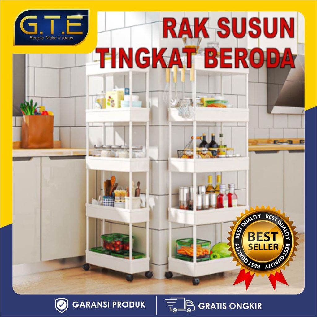 Jual GTE Rak Dapur Minimalis Rak Dapur Tingkat Serbaguna Rak Dapur