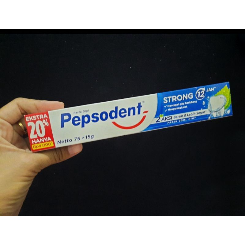 Jual Pepsodent Strong 75 15gr Shopee Indonesia