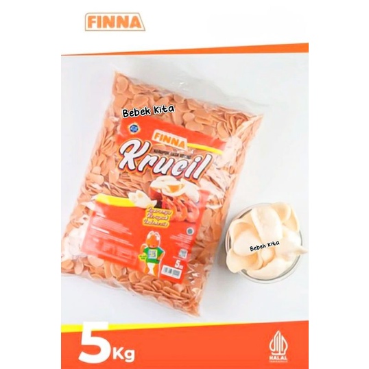 Jual Kerupuk Udang Bawang Finna Krucil 5kg Shopee Indonesia