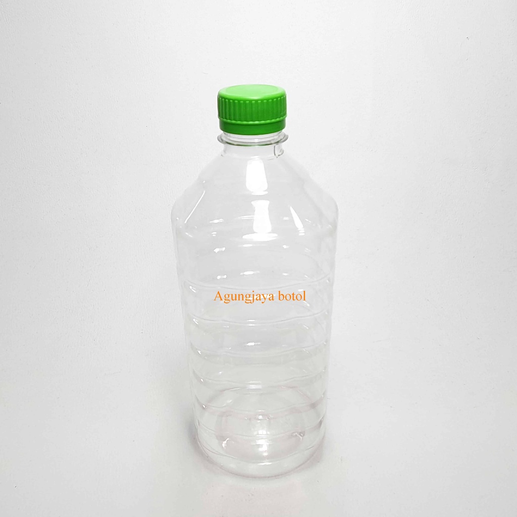 Jual Botol Pet 1 L Kotak Pendek Natural Tutup Pet LN 30 Botol Plastik