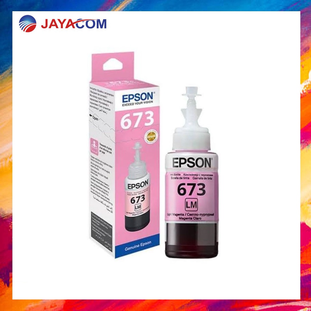 Jual TINTA EPSON T673 LIGHT MAGENTA Shopee Indonesia