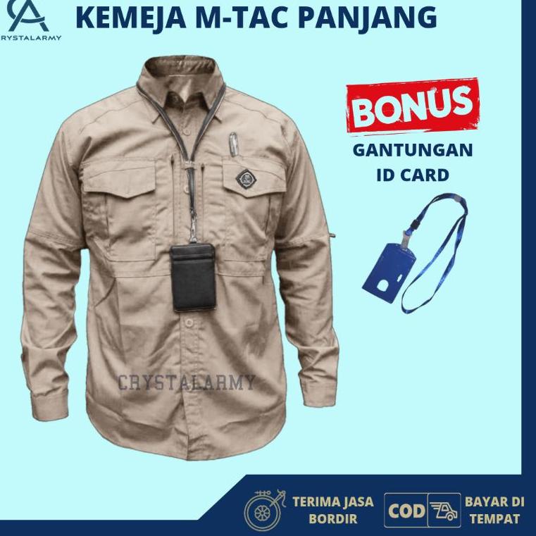 Jual Tren Terbaru Grosir Kemeja Tactical M Tac Free Gantungan Id Card