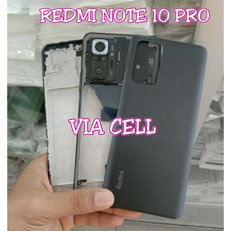 Jual Housing Kesing Casing Fullset Redmi Note 10 Pro Lengkap 3 Bagian