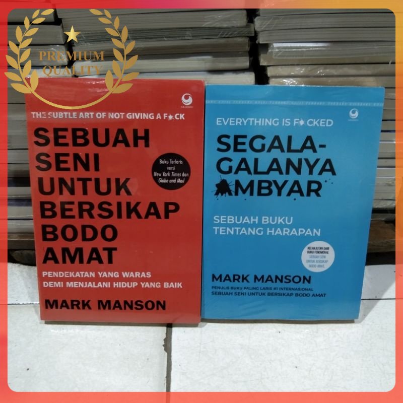 Jual Paket Buku Sebuah Seni Untuk Bersikap Bodo Amat Segala Galanya