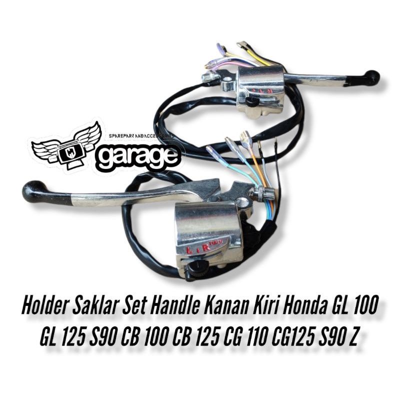 Jual Holder Saklar Set Handle Kanan Kiri GL 100 GL 125 S90 CB 100