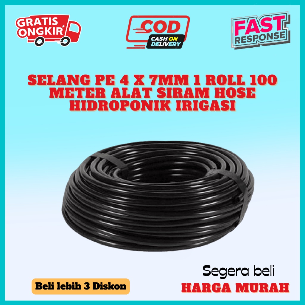 Jual Selang Pe X Mm Roll Meter Alat Siram Hose Hidroponik