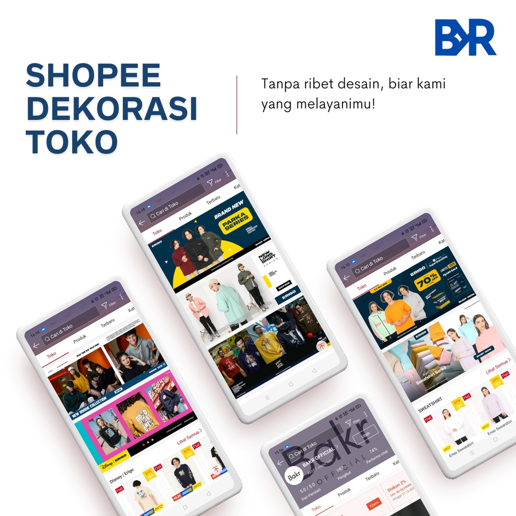 Jual JASA DESAIN TOKO BRANDING PAKET MURAH Shopee Indonesia