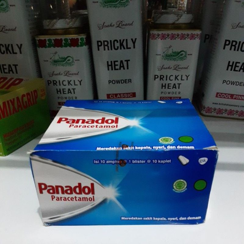 Jual PANADOL BIRU STRIP ISI 10 KAPLET Shopee Indonesia