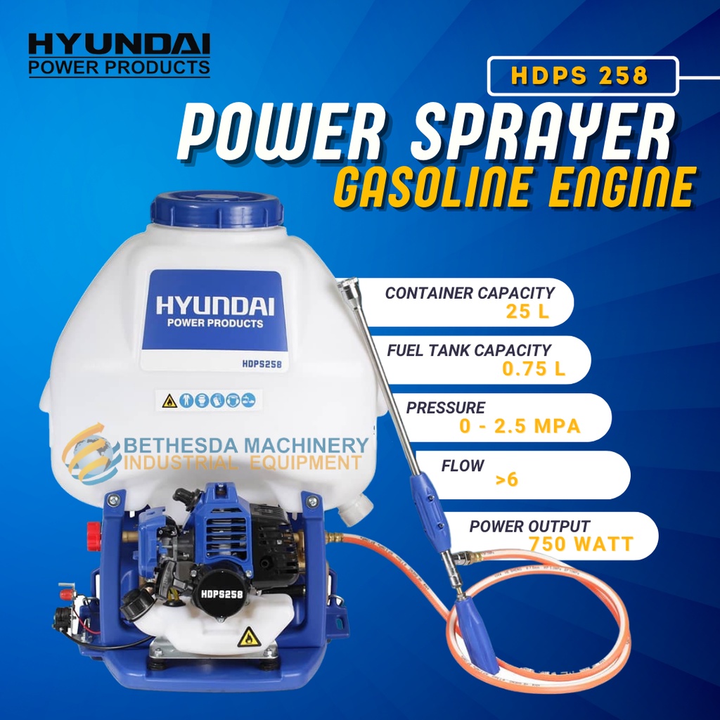 Jual Alat Semprot Hama Pertanian Bensin Hyundai Hdps Mesin Power