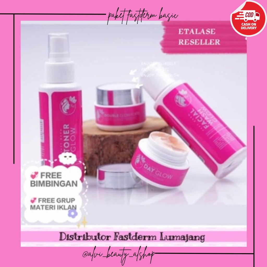 Jual KHUSUS RESELLER Fastderm Double Glow Forte Glowing Flek Acne