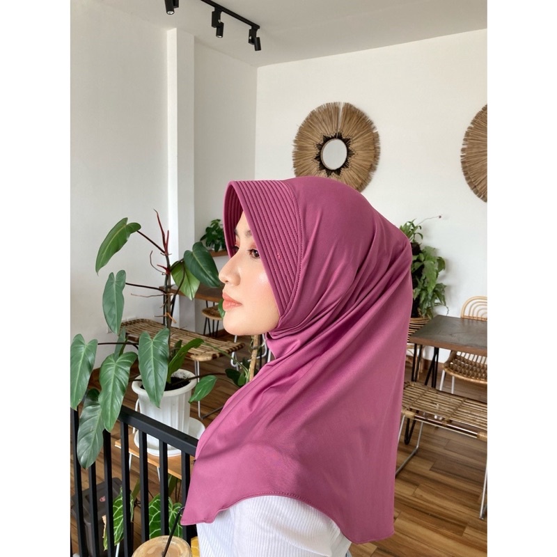 Jual Size M Bergo Hijab Instan Hamidah Jersey M Ori Bergo Jersey