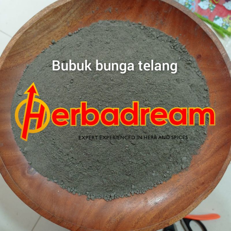 Jual Gram Bubuk Bunga Telang C Ternatea Butterfly Pea Blue Tea