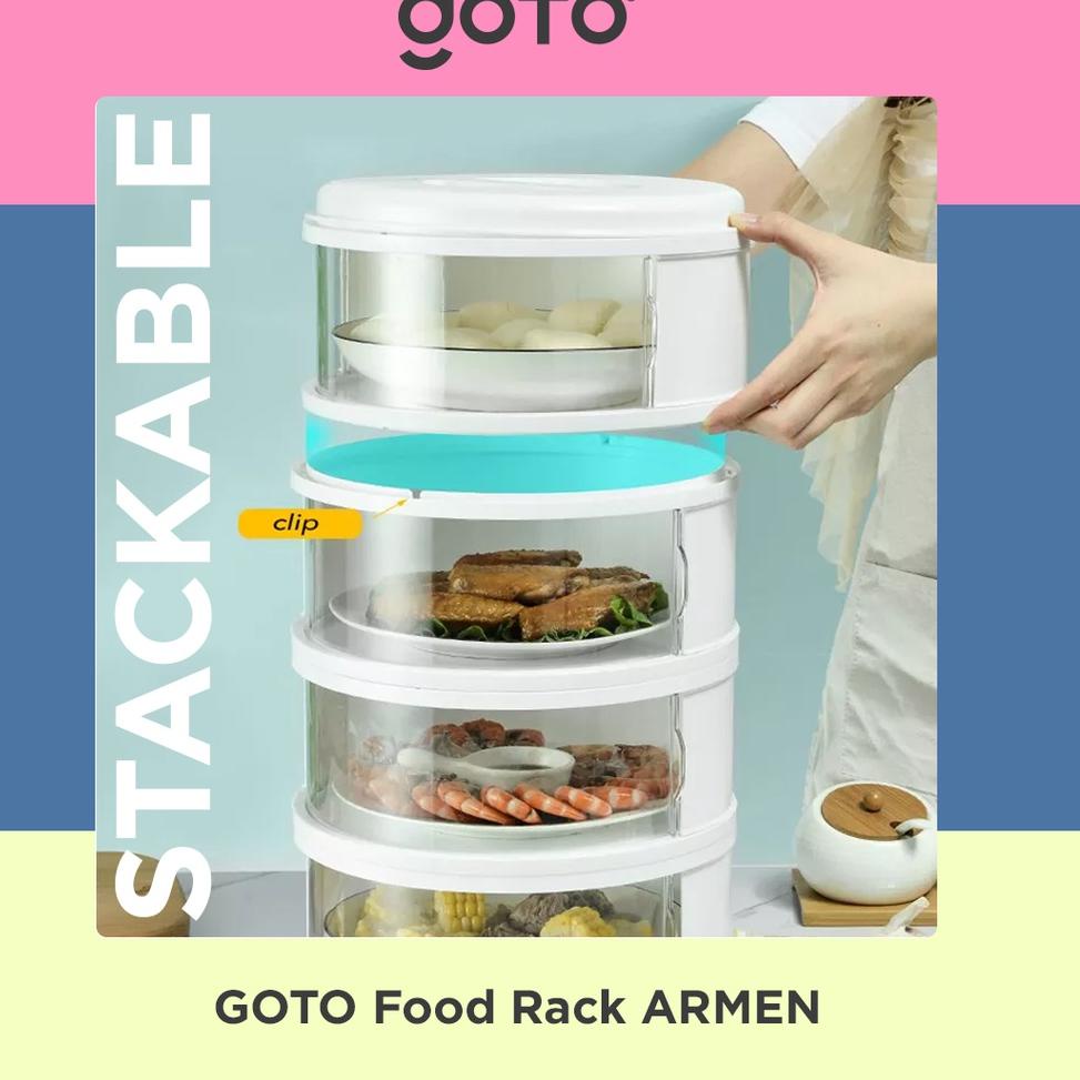 Jual F G Goto Armen Tudung Saji Food Rack Storage Rantang Susun Sayur