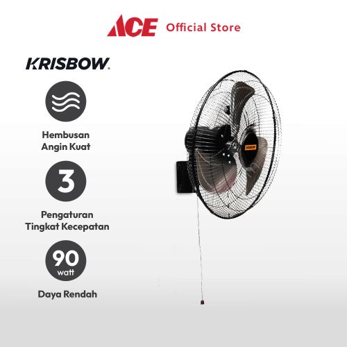 Jual Ace Krisbow Inci Kipas Angin Dinding Industrial Watt Wall